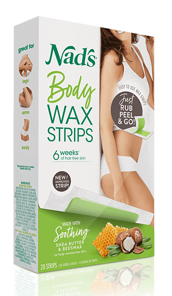 Nads Hair Removal Body Wax Strips for Normal Skin